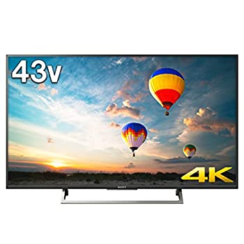 【中古-非常に良い】ソニー 43V型 液晶 テレビ ブラビア KJ-43X8000E B 4K Android TV 外付けHDD録画外付けHDD裏番組録画 2017年モデル