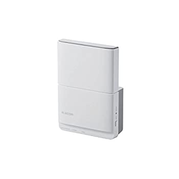 【未使用】エレコム WiFi 無線LAN 中継器 11ac/n/a/g/b 433+300Mbps コンセント直挿し WTC-733HWH2