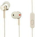 【中古-非常に良い】ソニー イヤホン MDR-EX155AP : カナル型 リモコン・マイク付き ゴールド MDR-EX155AP N
