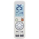 【中古-非常に良い】オーム電機 【大きな文字で見やすい】エアコン用リモコン(13メーカー対応) 07-8218 OAR-N12
