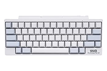 【未使用】【中古】PFU Happy Hacking Keyboard Professional BT 無刻印/白 PD-KB600WN