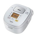 【中古】パナソニック 5.5合 炊飯器 IH式 ホワイト SR-HB107-W