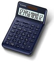 【未使用】【中古】カシオ スタイリッシュ電卓 ネイビー 12桁 ジャストタイプ JF-S200-NY-N