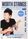 【中古-非常に良い】Worth Strings IU-LG ウクレレ弦 IWAO Unplugged-Low-G 68インチ フロロカーボン クリア