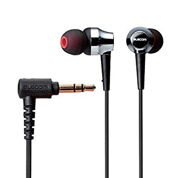 【未使用】【中古】ELECOM EHP-RH1000A ハイレゾ対応イヤホン (ブラック)
