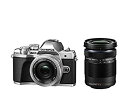 【未使用】【中古】OLYMPUS ミラーレス一眼カメラ OM-D E-M10 MarkIII EZダブルズームキット シルバー