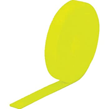 【中古-非常に良い】TRUSCO(トラスコ) マジック結束テープ 両面 蛍光イエロー 20mm×25m MKT-20250-LY