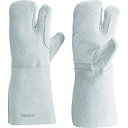【未使用】【中古】TRUSCO(トラスコ) ケブラー糸使用溶接手袋 3本指 裏綿付 KEVY-T3