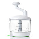 【未使用】【中古】OXO みじん切り器 ハンドル式 手動 フード チョッパー 3枚刃 食洗機 可