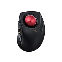 【未使用】【中古】エレコム トラックボールマウス/人差指/8ボタン/有線/無線/Bluetooth/ブラック