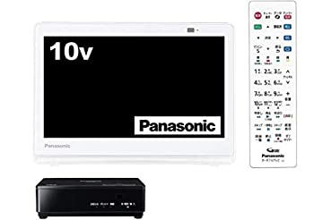 【未使用】【中古】パナソニック 10V型 液晶 テレビ プライベート・ビエラ UN-10E8-W 2018年モデル