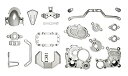 【未使用】【中古】タミヤ ホップアップオプションズ No.1821 OP.1821 T3-01 Aパーツ (ギヤケース) セミグロスクロームメッキ RCパーツ ...