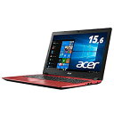 【中古】【輸入・日本仕様】Acer ノートパソコン Aspire 3 A315-32-N14U/R (Celeron/4GB/256GB SSD/ドライブなし/15.6型/Windows 10 Home(64bit)/レッド)(2)