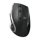 【未使用】【中古】エレコム マウス ワイヤレス (レシーバー/Bluetooth切替) Lサイズ DUALシリーズ 8ボタン ハードウェアマクロ搭載 高速スクロ...