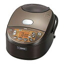 【中古-非常に良い】象印 炊飯器 5.5合 IH式 極め炊き 黒まる厚釜 保温30時間 ブラウン NP-VZ10-TA