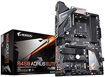 【未使用】Gigabyte B450 Aorus Elite Motherboard AMD B450 - Ryzen カンマ M.2 カンマ ATX カンマ RGB