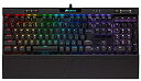 【中古】Corsair K70 RGB MK.2 LOW PROFILE RAPIDFIRE MX SpeedKeyboard 日本語キーボード ゲーミングキー...