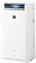 【未使用】【中古】シャープ 加湿 空気清浄機 プラズマクラスター 25000 ハイグレード 16畳 / 空気清浄 31畳 2018年モデル ホワイト KI-JS...
