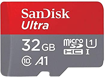 【中古】【輸入品・未使用】SanDisk microSDHC 98MB/s 32GB Ultra SD変換アダプター付属 サンディスク SDSQUAR-032G 海外パッケージ品 [並行輸入品]
