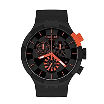 【中古】【輸入品・未使用】Swatch クォーツシリコンストラップ ブラック 20カジュアルウォッチ (モデル:SB02B402) 【中古】【輸入品・未使用】Swatch クォーツシリコンストラップ ブラック 20カジュアルウォッチ (モデル:SB02B402)