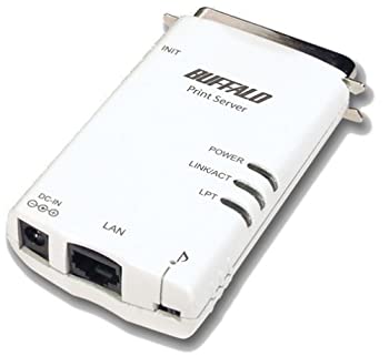 【中古】BUFFALO LPV2-TX1 マルチプロトコルプリントサーバ コンパクト1Pモデル