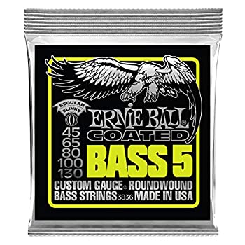 ̤ѡۡšۡʡ ERNIE BALL 3836 ١ 5 (45-130) 5-STRING COATED REGULAR SLINKY BASS ƥåɡ쥮顼󥭡١