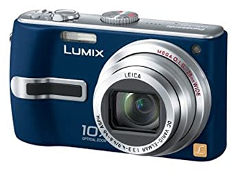 【中古】パナソニック デジタルカメラ LUMIX (ルミックス) DMC-TZ3 ブルー