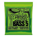 【未使用】【中古】【正規品】 ERNIE BALL 2836 ベース弦 5弦 (45-130) 5-STRING REGULAR SLINKY BASS レギュラー・スリンキー・ベース当店取り扱いの中古品についてこちらの商品は中古品となっております。 付属品の有無については入荷の度異なり、商品タイトルに付属品についての記載がない場合もございますので、ご不明な場合はメッセージにてお問い合わせください。 買取時より付属していたものはお付けしておりますが、付属品や消耗品に保証はございません。中古品のため、使用に影響ない程度の使用感・経年劣化（傷、汚れなど）がある場合がございますのでご了承下さい。また、中古品の特性上ギフトには適しておりません。当店は専門店ではございませんので、製品に関する詳細や設定方法はメーカーへ直接お問い合わせいただきますようお願い致します。 画像はイメージ写真です。ビデオデッキ、各プレーヤーなど在庫品によってリモコンが付属してない場合がございます。限定版の付属品、ダウンロードコードなどの付属品は無しとお考え下さい。中古品の場合、基本的に説明書・外箱・ドライバーインストール用のCD-ROMはついておりませんので、ご了承の上お買求め下さい。当店での中古表記のトレーディングカードはプレイ用でございます。中古買取り品の為、細かなキズ・白欠け・多少の使用感がございますのでご了承下さいませ。ご返品について当店販売の中古品につきまして、初期不良に限り商品到着から7日間はご返品を受付けておりますので 到着後、なるべく早く動作確認や商品確認をお願い致します。1週間を超えてのご連絡のあったものは、ご返品不可となりますのでご了承下さい。中古品につきましては商品の特性上、お客様都合のご返品は原則としてお受けしておりません。ご注文からお届けまでご注文は24時間受け付けております。当店販売の中古品のお届けは国内倉庫からの発送の場合は3営業日〜10営業日前後とお考え下さい。 海外倉庫からの発送の場合は、一旦国内委託倉庫へ国際便にて配送の後にお客様へお送り致しますので、お届けまで3週間から1カ月ほどお時間を頂戴致します。※併売品の為、在庫切れの場合はご連絡させて頂きます。※離島、北海道、九州、沖縄は遅れる場合がございます。予めご了承下さい。※ご注文後、当店より確認のメールをする場合がございます。ご返信が無い場合キャンセルとなりますので予めご了承くださいませ。