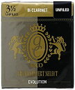 【未使用】【中古】D'Addario WoodWinds ダダリオ リード Bbクラリネット用 GRAND CONCERT SELECT EVOLUTION UNFILED RGE10BCL350 [硬さ:3.5] 10枚入り 【国内正規