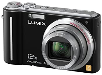 【中古】パナソニック デジタルカメラ LUMIX (ルミックス) TZ7 ブラック DMC-TZ7-K