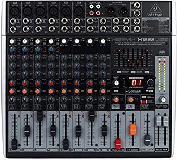 【中古】Behringer アナログミキサー 12チャンネル2バス 1ノブコンプ/エフェクト/USBオーディオインターフェース搭載…