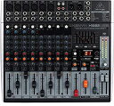 【中古-非常に良い】Behringer アナログミキサー 12チャンネル2バス 1ノブコンプ/エフェクト/USBオーディオインターフェース搭載 XENYX X1222USB
