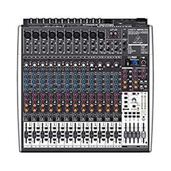 【中古】Behringer アナログミキサー 24チャンネル4バス 1ノブコンプ/エフェクト/USBオーディオインターフェース搭載 XENYX X2442USB