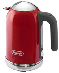 【中古】DeLonghi kMix(ケーミックス) 電気ケトル レッド SJM020J-RD