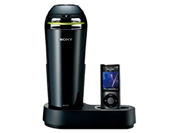 【中古】SONY iPod/iPhone用ドックスピーカー 車載用シガー電源対応 ブラック SRS-V500IP/B