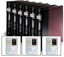 【中古】Burgundy DVD組織binders- 384?Disc容量( with 3?Extra挿入)