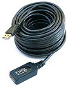 【未使用】【中古】Plugable USB 2.0 10 メートル アクティブ延長ケーブル(タイプA オス- タイプA メス)