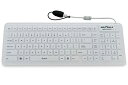 【中古】Seal Shield SEAL GLOW シリコンキーボード - バックライト付属, 食洗機で洗浄可 & 抗菌 (白)(USB)(Gen 2 デザイン...