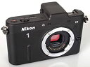 【中古】Nikon ミラーレス一眼カメラ Nikon 1 (ニコンワン) V1 (ブイワン) ボディ ブラック N1 V1 BK