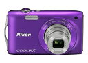 【未使用】【中古】Nikon デジタルカメラ COOLPIX (クールピクス) S3300 ラベンダーパープル S3300PP