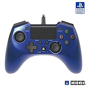 【中古-非常に良い】【連射機能搭載】ホリパッドFPSプラス for PS4 ブルー