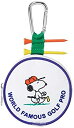 【中古】ライト(LITE) SNOOPY GOLF スヌーピーゴルフ ティーホルダー付 ボールケース BCスヌーピーゴルフPro ウッドティー2本付 C-93