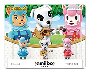 【未使用】【中古】amiibo トリプルセット[カイゾー/とたけけ/リサ] (どうぶつの森シリーズ)