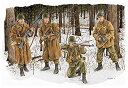 【未使用】【中古】プラッツ 1/35 第二次世界大戦 アメリカ陸軍 第101空挺師団兵 冬季装備(バストーニュ1944) プラモデル DR6163