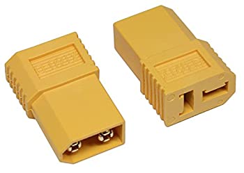 【中古】XT60&T型2P変換コネクター (XT60オス&2Pメス) 2個入 SGC-80