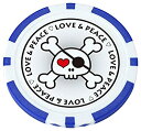 【中古】ライト(LITE) X768 ポーカーチップ ラブ&ピース ユニセックス X768(020) ラブ&ピース