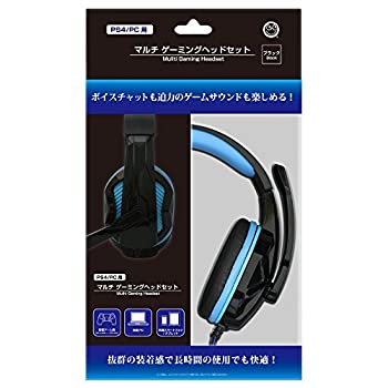 【中古-非常に良い】(PS4/PC用) マルチ ゲーミングヘッドセット (ブラック)