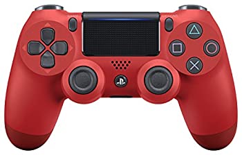 【中古】【純正品】ワイヤレスコントローラー (DUALSHOCK 4) マグマ レッド (CUH-ZCT2J11)