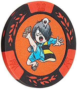 【中古-非常に良い】ホクシン交易 グリーンマーカー グリーンマーカー ゲゲゲの鬼太郎カジノチップマーカー レッド MK0010-01