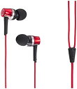 【中古-非常に良い】audio-technica SoundReality カナル型イヤホン レッド ATH-CKR30 RD